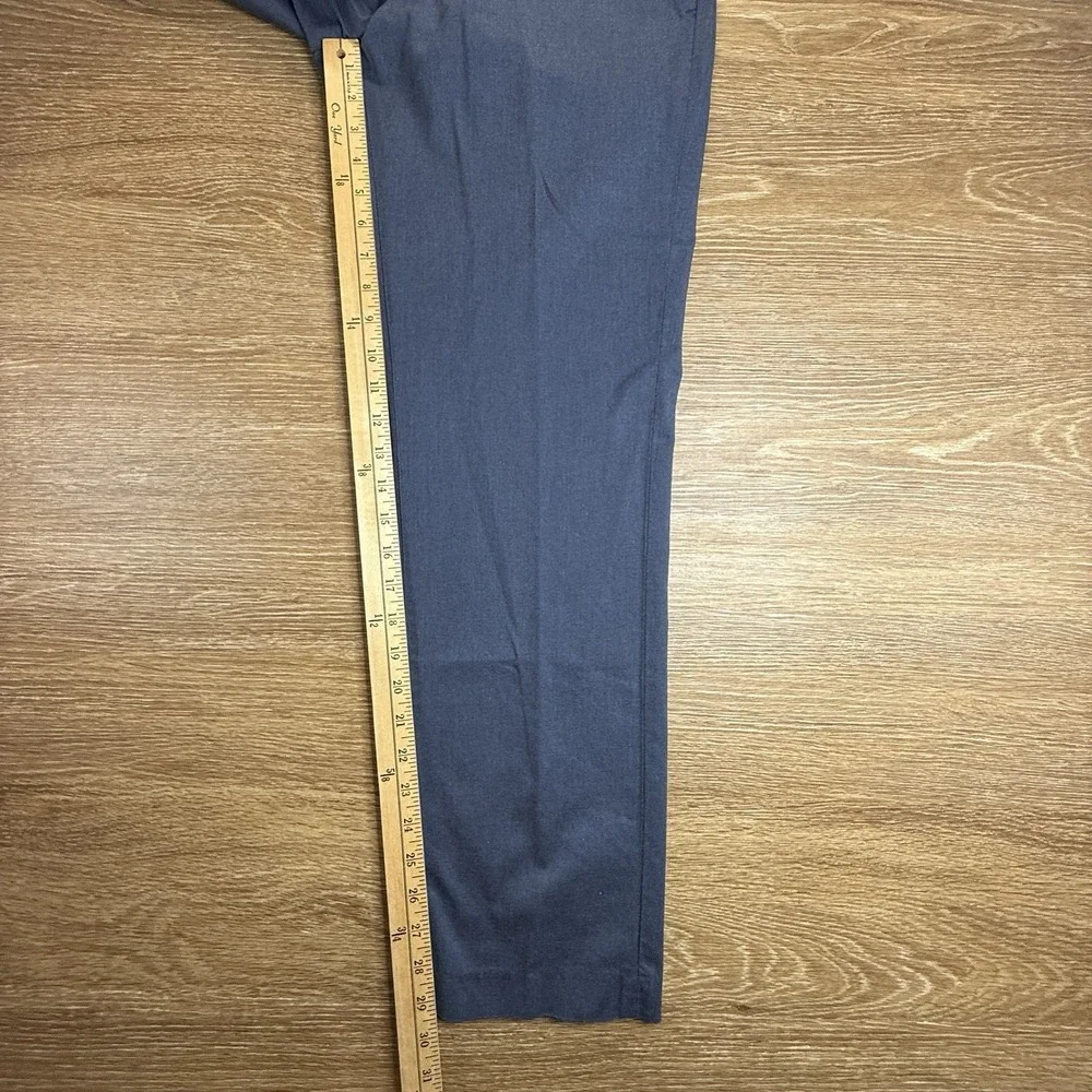 Bonobos Monday Dress Pants Mens 33x30 Slim Fit Blue Flat Front Stretch Chinos
